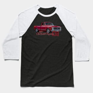 1972 Chevrolet C10 Cheyenne Pickup Truck Baseball T-Shirt